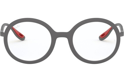 Okulary korekcyjne Ray-Ban Scuderia Ferrari Collection RX7180M F626 Okrągłe Szare
