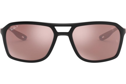 Okulary przeciwsłoneczne Ray-Ban RB4329M F602H2 Polarized Prostokątne Czarne