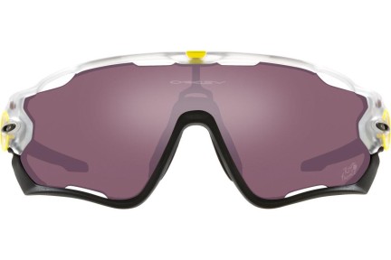 Okulary przeciwsłoneczne Oakley Jawbreaker OO9290 929072 Pojedyncze | Shield Przezroczyste
