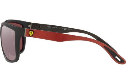 Okulary przeciwsłoneczne Ray-Ban Chromance Collection RB8356M F647H2 Polarized Prostokątne Czarne