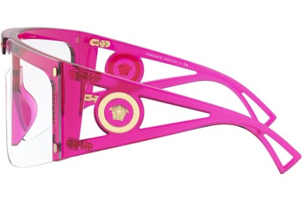 Okulary przeciwsłoneczne Versace Medusa Icon Shield VE4393 53341W Pojedyncze | Shield Różowe