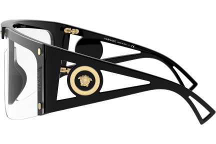 Okulary przeciwsłoneczne Versace Medusa Icon Shield VE4393 GB1/1W Pojedyncze | Shield Czarne