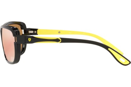 Okulary przeciwsłoneczne Ray-Ban RB4365M F6572Y Prostokątne Czarne