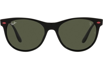 Okulary przeciwsłoneczne Ray-Ban Scuderia Ferrari Collection RB2202M F60131 Okrągłe Czarne
