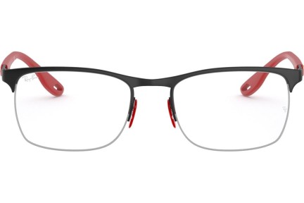 Okulary korekcyjne Ray-Ban Scuderia Ferrari Collection RX8416M F041 Prostokątne Czarne