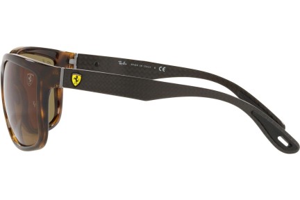 Okulary przeciwsłoneczne Ray-Ban Scuderia Ferrari Collection RB8356M F64673 Prostokątne Havana