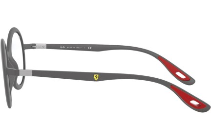 Okulary korekcyjne Ray-Ban Scuderia Ferrari Collection RX7180M F626 Okrągłe Szare