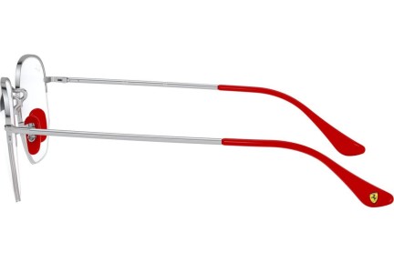 Okulary korekcyjne Ray-Ban Scuderia Ferrari Collection RX6448M F031 Kwadratowe Srebrne