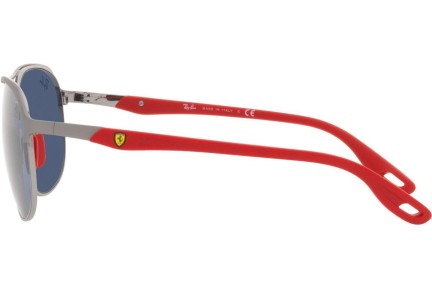 Okulary przeciwsłoneczne Ray-Ban Scuderia Ferrari Collection RB3685M F07180 Pilotki (Aviator) Srebrne