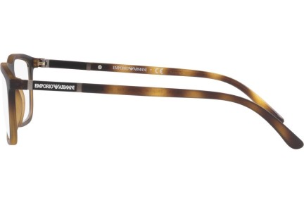 Okulary korekcyjne Emporio Armani EA4160 58021W Prostokątne Havana