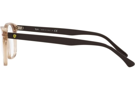 Okulary korekcyjne Ray-Ban Scuderia Ferrari Collection RX5405M F666 Kwadratowe Brązowe