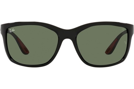 Okulary przeciwsłoneczne Ray-Ban Scuderia Ferrari Collection RB8356M F63271 Prostokątne Czarne