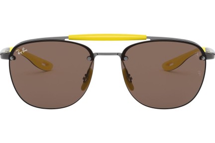 Okulary przeciwsłoneczne Ray-Ban Scuderia Ferrari Collection RB3662M F03073 Pilotki (Aviator) Szare