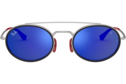 Okulary przeciwsłoneczne Ray-Ban RB3847M F04868 Owalne Srebrne