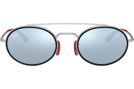 Okulary przeciwsłoneczne Ray-Ban RB3847M F03130 Owalne Srebrne