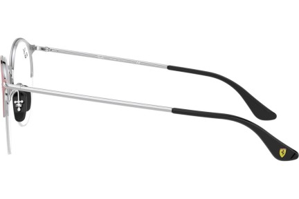Okulary korekcyjne Ray-Ban Scuderia Ferrari Collection RX3578VM F045 Okrągłe Czerwone