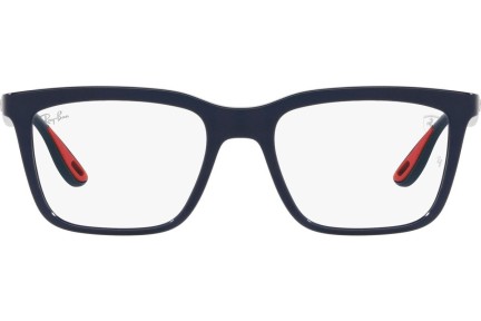 Okulary korekcyjne Ray-Ban Scuderia Ferrari Collection RX7192M F621 Kwadratowe Niebieskie