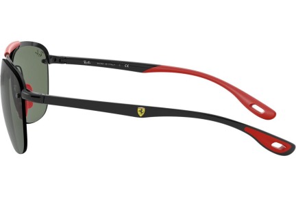 Okulary przeciwsłoneczne Ray-Ban Scuderia Ferrari Collection RB3662M F02871 Pilotki (Aviator) Czarne