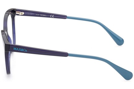 Okulary korekcyjne Max&Co. MO5041 090 Kwadratowe Niebieskie