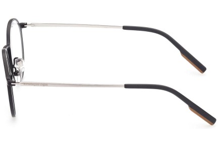 Okulary korekcyjne Zegna EZ5195 002 Okrągłe Czarne