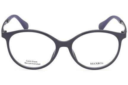 Okulary korekcyjne Max&Co. MO5014 090 Okrągłe Niebieskie