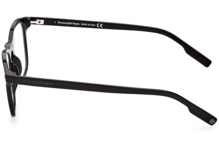 Okulary korekcyjne Zegna EZ5244 001 Okrągłe Czarne