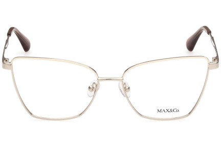 Okulary korekcyjne Max&Co. MO5035 032 Kocie oczy Złote