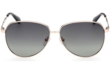 Okulary przeciwsłoneczne Max&Co. MO0049 28P Pilotki (Aviator) Złote