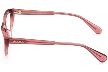 Okulary korekcyjne Max&Co. MO5015 066 Kocie oczy Czerwone