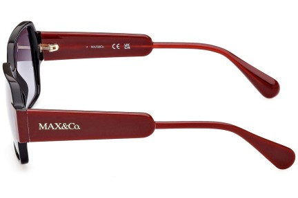 Okulary przeciwsłoneczne Max&Co. MO0051 05B Kwadratowe Czarne