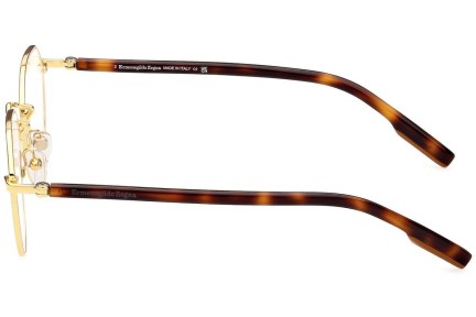 Okulary korekcyjne Zegna EZ5238 030 Okrągłe Złote