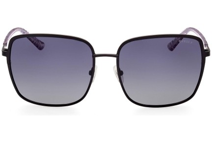 Okulary przeciwsłoneczne Guess GU7846 02D Polarized Kwadratowe Czarne