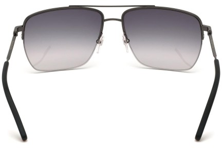 Ochelari de soare Zegna EZ0138 08B Pătrați Gri