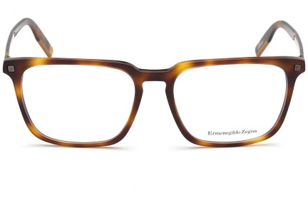 Ochelari Zegna EZ5201 052 Pătrați Havana