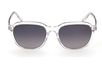 Okulary przeciwsłoneczne Zegna EZ0194 26B Kwadratowe Przezroczyste