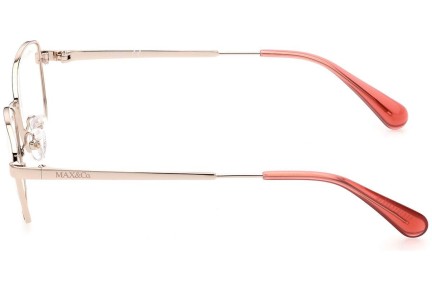 Okulary korekcyjne Max&Co. MO5056 028 Prostokątne Złote