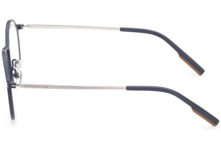 Okulary korekcyjne Zegna EZ5195 091 Okrągłe Niebieskie