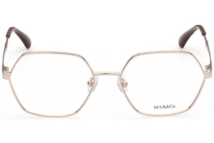 Okulary korekcyjne Max&Co. MO5036 028 Nieregularny Złote