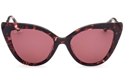 Okulary przeciwsłoneczne Max&Co. MO0038 55S Kocie oczy Havana