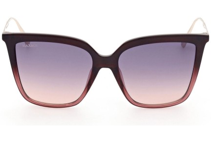 Okulary przeciwsłoneczne Max&Co. MO0043 71W Kwadratowe Czerwone