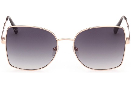 Okulary przeciwsłoneczne Max&Co. MO0005 33B Kocie oczy Złote