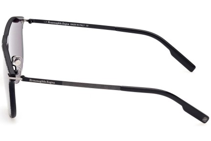 Okulary przeciwsłoneczne Zegna EZ0190 05A Pojedyncze | Shield Czarne
