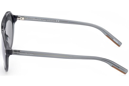 Okulary przeciwsłoneczne Zegna EZ0180 20C Okrągłe Szare