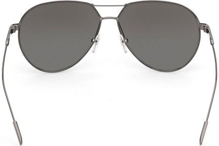 Okulary przeciwsłoneczne Zegna EZ0185 08C Pilotki (Aviator) Srebrne