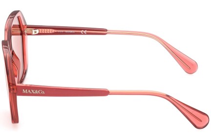 Okulary przeciwsłoneczne Max&Co. MO0034 66S Nieregularny Czerwone
