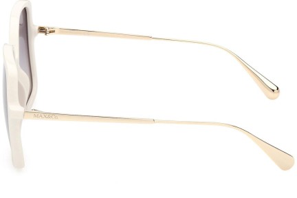 Okulary przeciwsłoneczne Max&Co. MO0010 21B Kwadratowe Białe