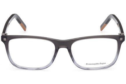 Okulary korekcyjne Zegna EZ5187 005 Kwadratowe Czarne