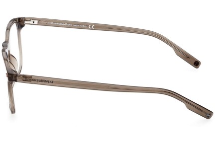 Okulary korekcyjne Zegna EZ5244 051 Okrągłe Beżowe