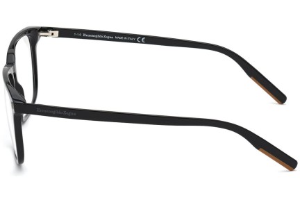 Okulary korekcyjne Zegna EZ5201 001 Kwadratowe Czarne