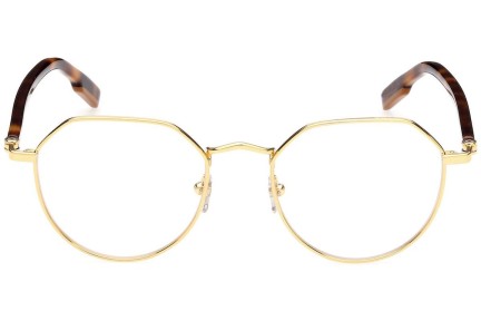 Okulary korekcyjne Zegna EZ5238 030 Okrągłe Złote
